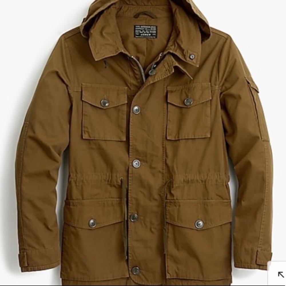 $40: J. Crew Field Mechanic Jacket (Olive Moss) - XS